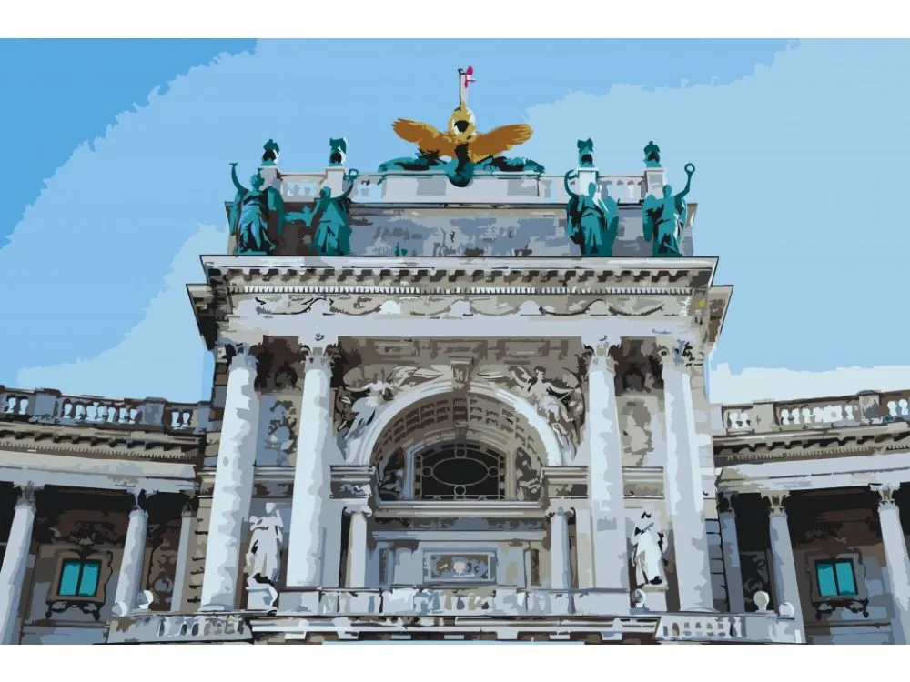 Pintar por números Palacio Hofburg, Viena – foto 2