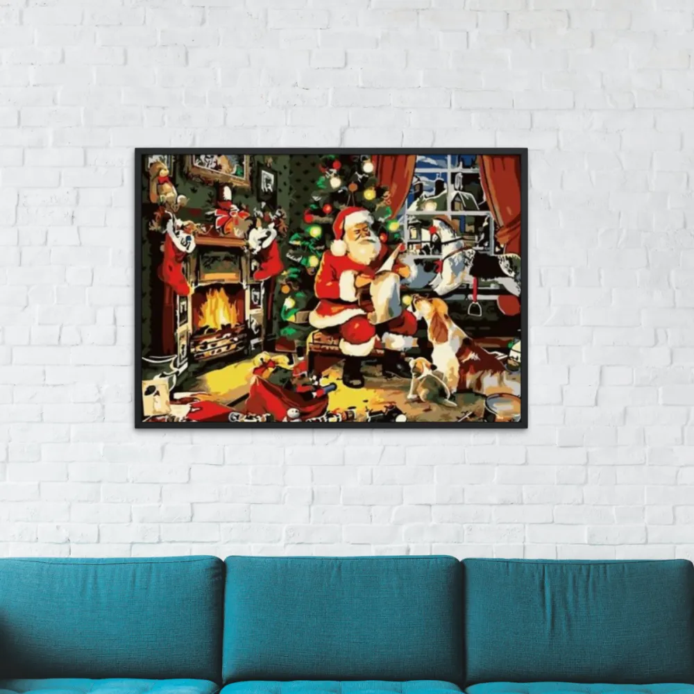 Pintar por números Papá Noel – foto 2
