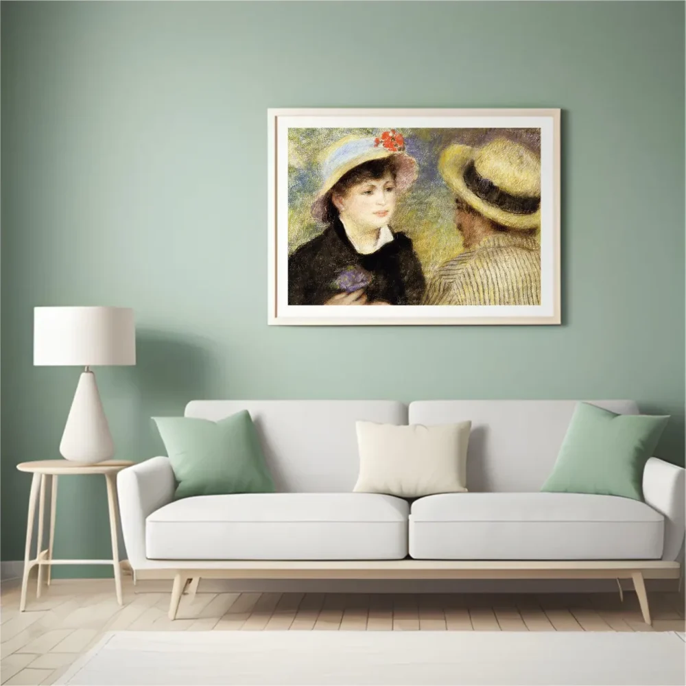 Pintar por números Pareja en barca (Aline Charigot y Renoir) – foto 4