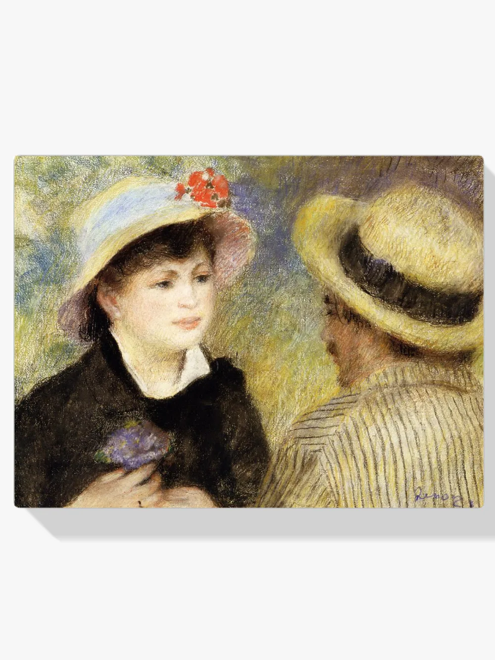 Pintar por números Pareja en barca (Aline Charigot y Renoir)