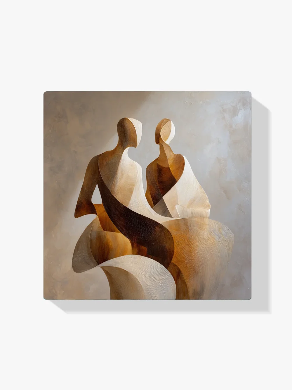 Pintar por números Pareja fluida, figura abstracta