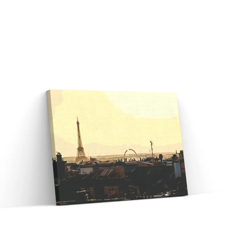 Pintar por números París al amanecer