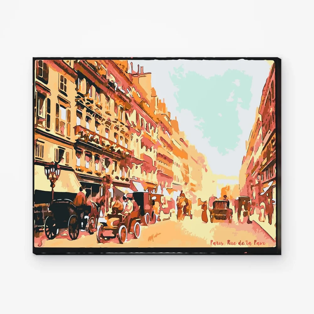 Pintar por Números - París vintage