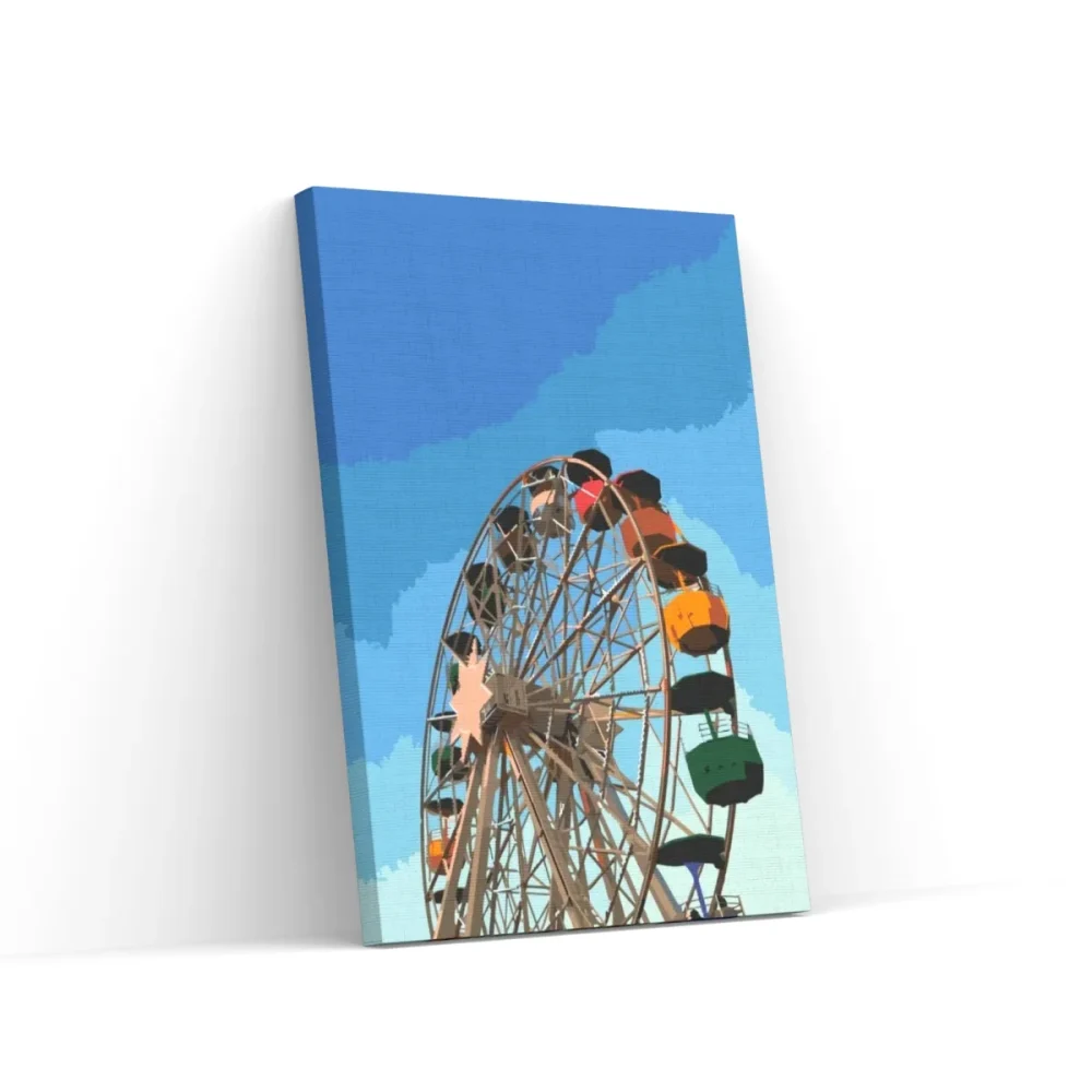 Pintar por números Parque de atracciones del Tibidabo, Barcelona