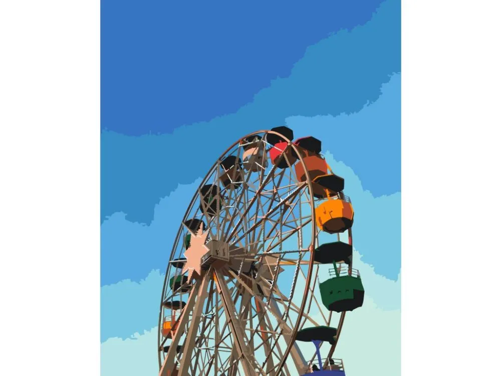Pintar por números Parque de atracciones del Tibidabo, Barcelona – foto 2