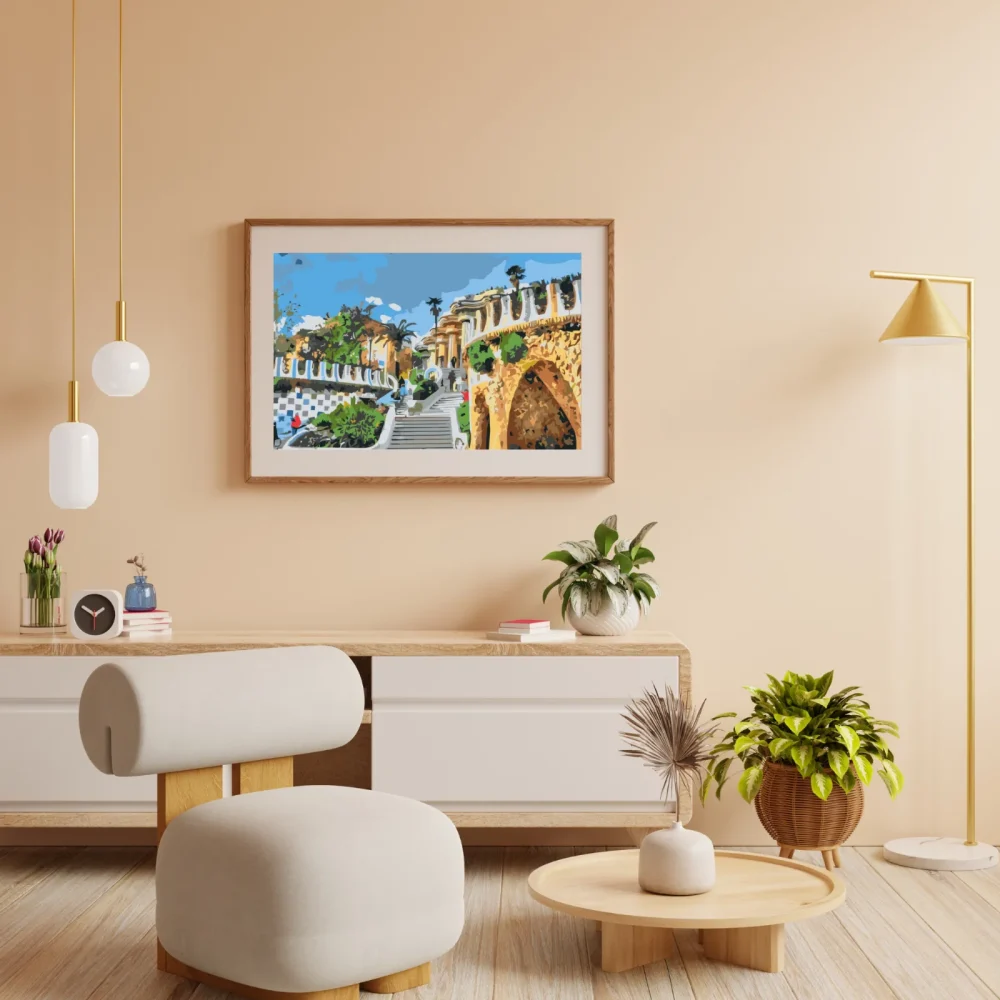 Pintar por números Parque Güell, Barcelona 2 – foto 4