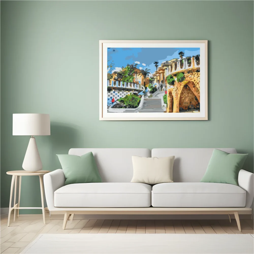 Pintar por números Parque Güell, Barcelona 2 – foto 5