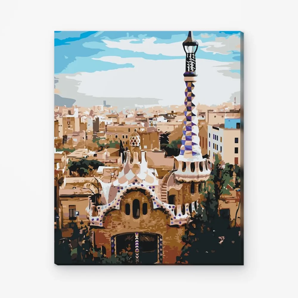 Pintar por Números - Parque Güell, Barcelona 3
