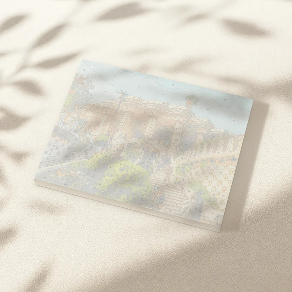 Pintar por Números - Parque Güell, Barcelona 4