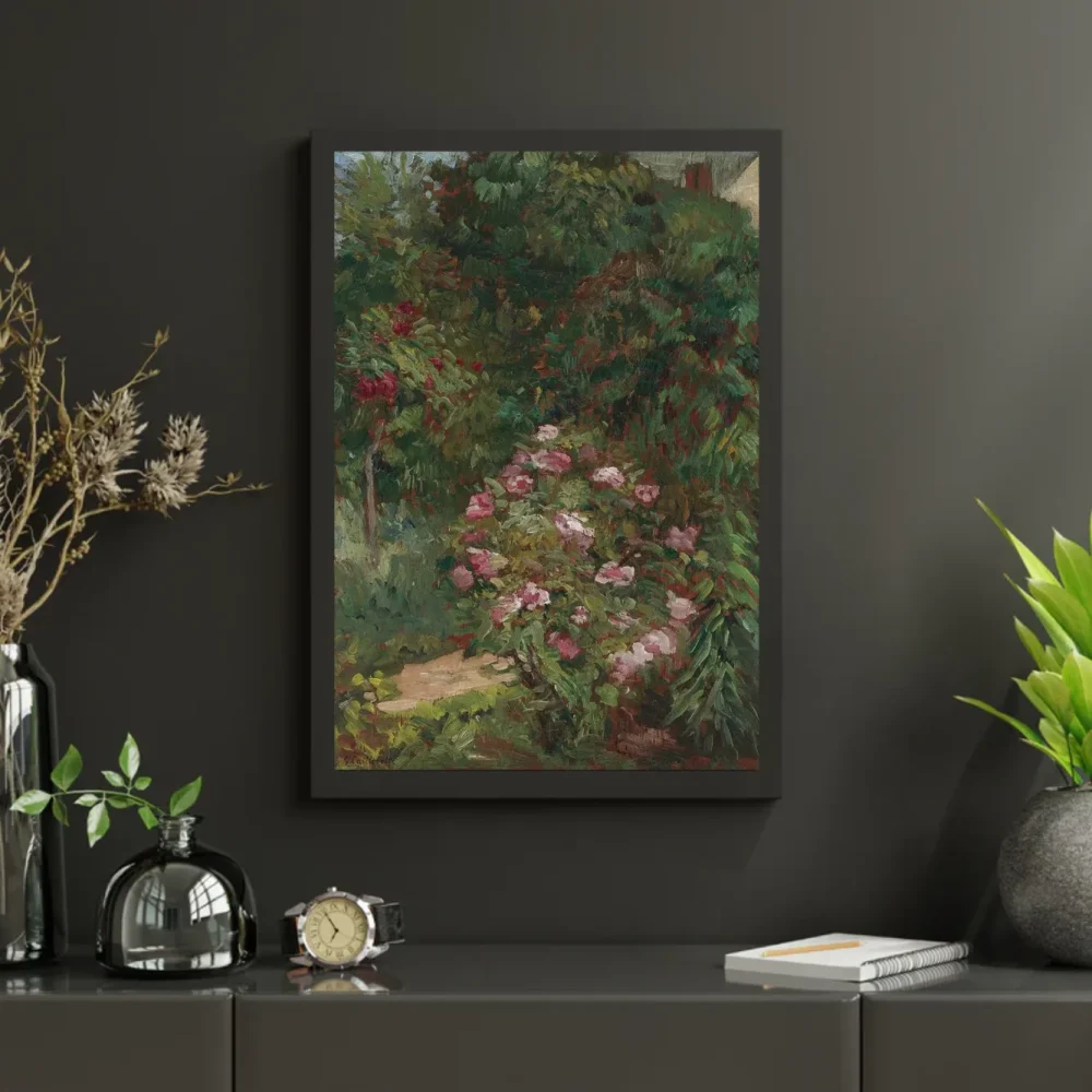 Pintar por números Parterre de flores, jardín de Petit-Gennevilliers – foto 3