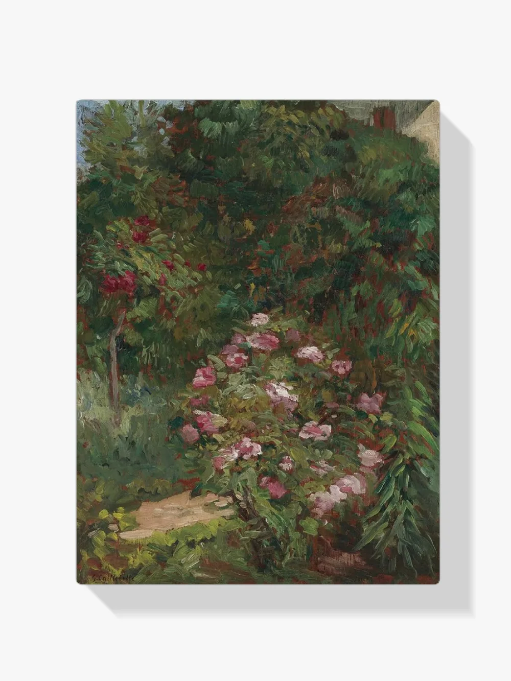 Pintar por números Parterre de flores, jardín de Petit-Gennevilliers
