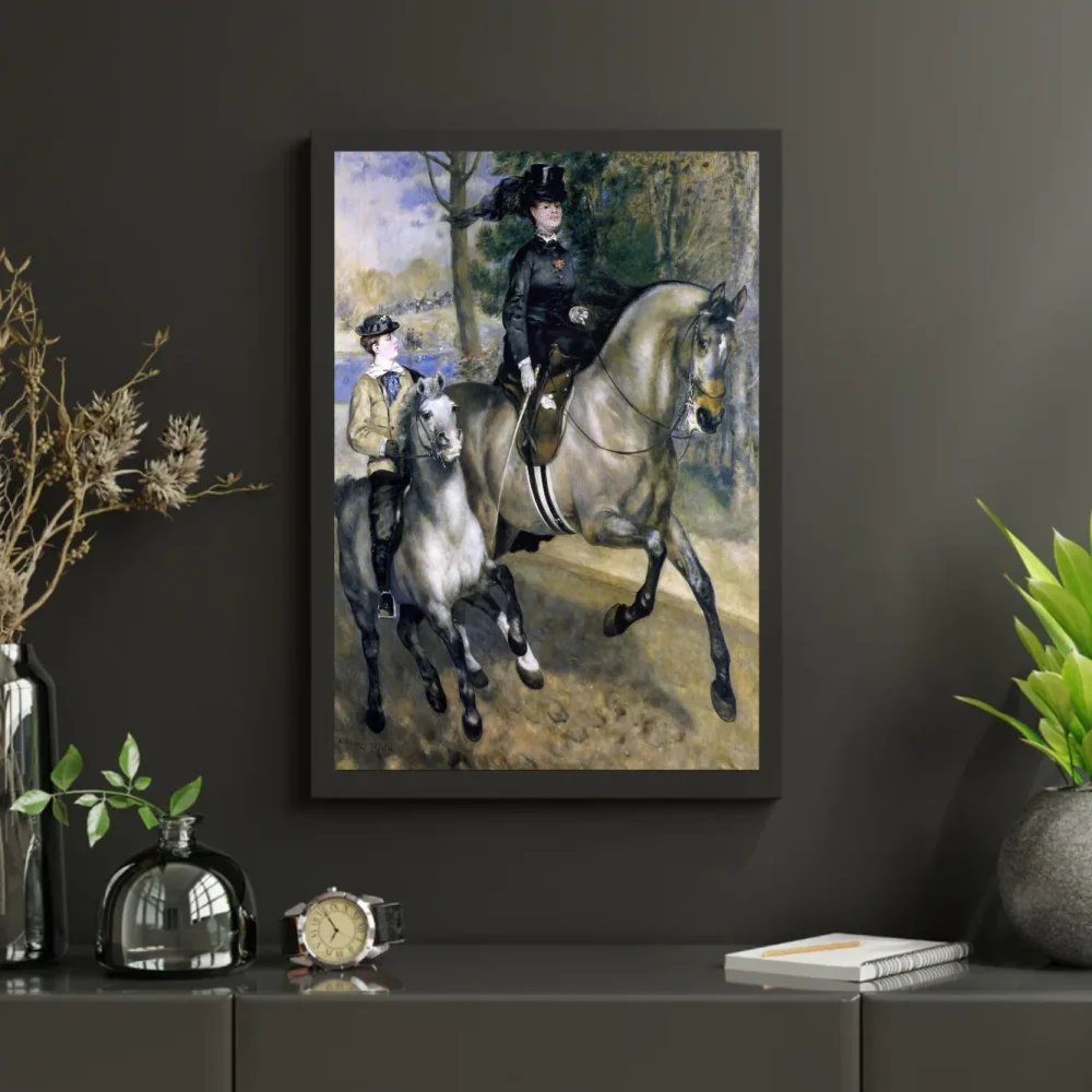 Pintar por números Paseo a caballo en el Bois de Boulogne – foto 3