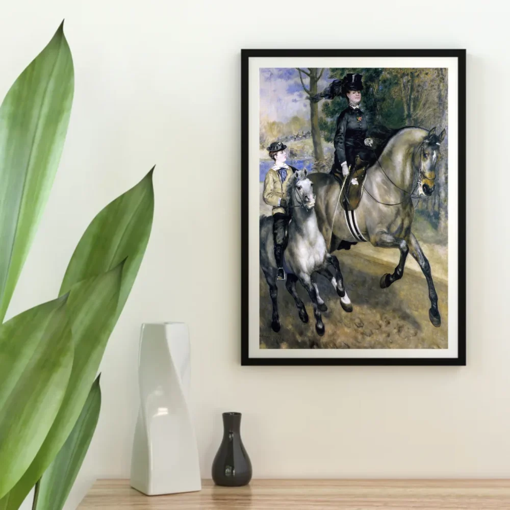 Pintar por números Paseo a caballo en el Bois de Boulogne – foto 4