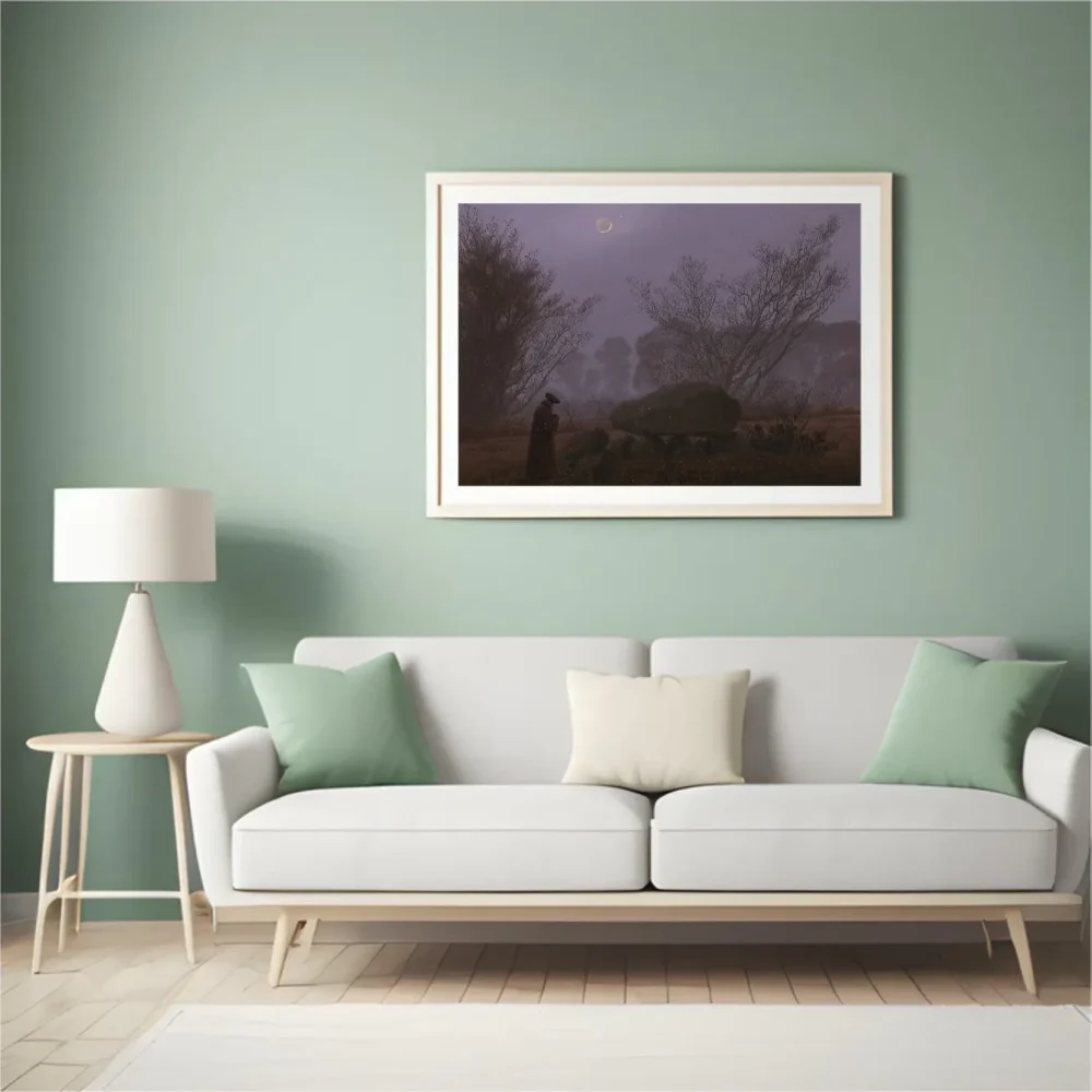 Pintar por números Paseo al atardecer - Caspar David Friedrich – foto 4