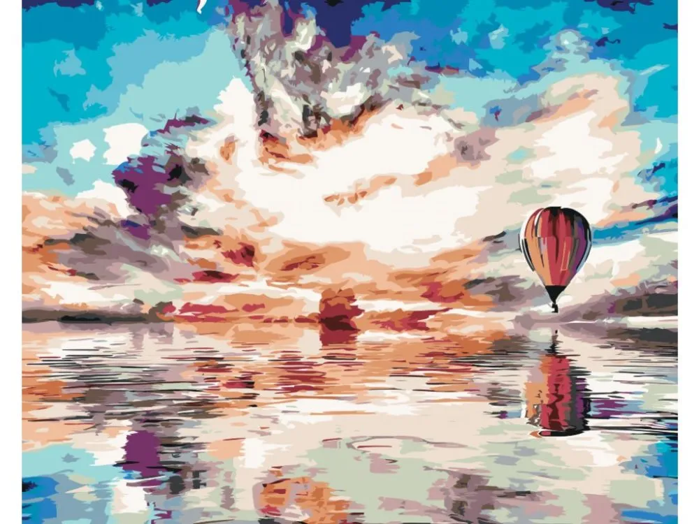 Pintar por números Paseo en globo – foto 2
