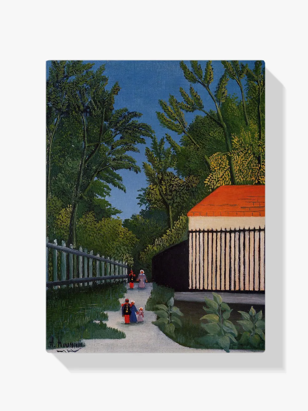Pintar por números Paseo por el Parc Montsouris