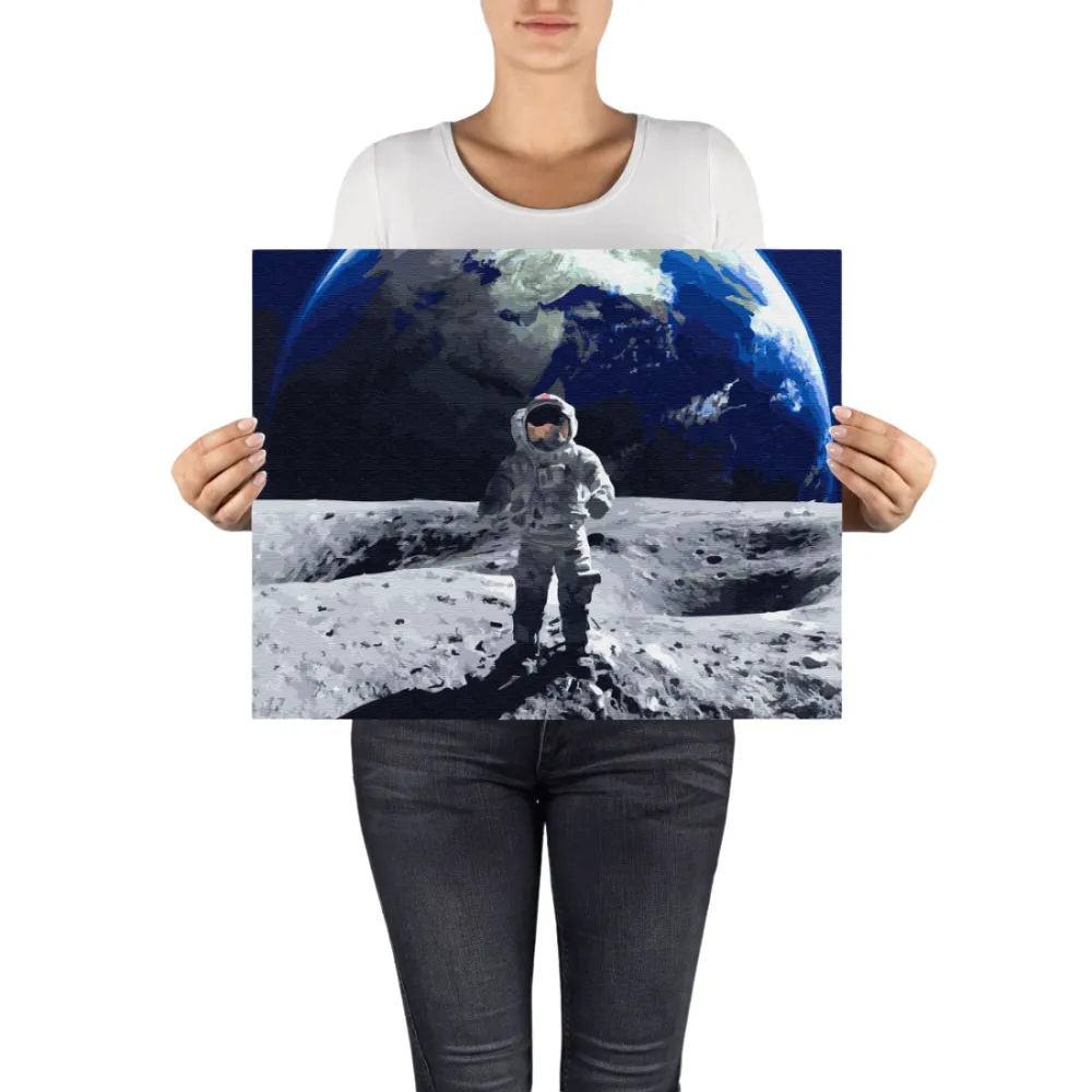 Pintar por números Paseo por la luna – foto 4