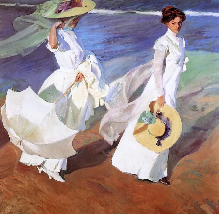 Pintar por números Paseo por la playa – foto 2