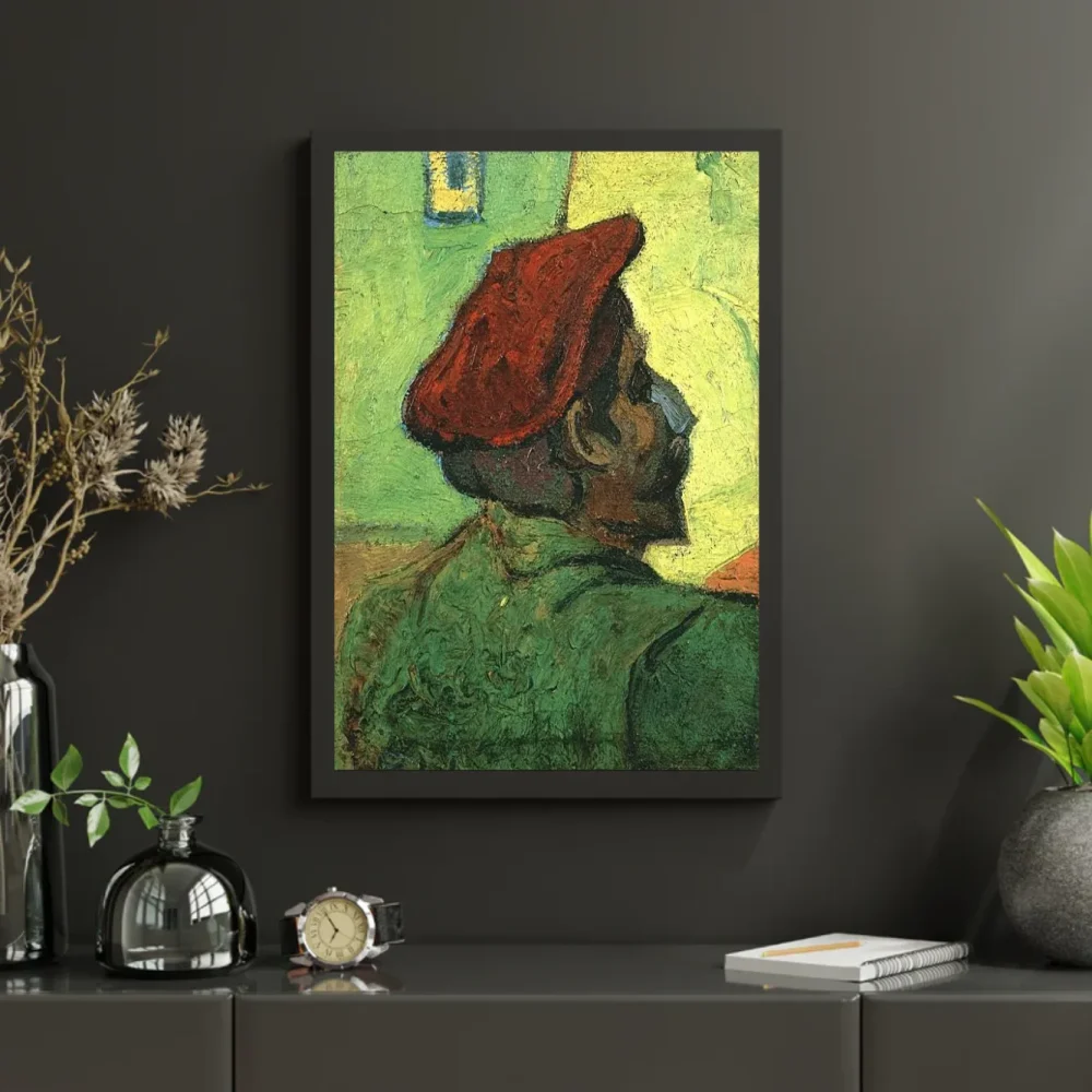 Pintar por números Paul Gauguin (Hombre con boina roja) – foto 3