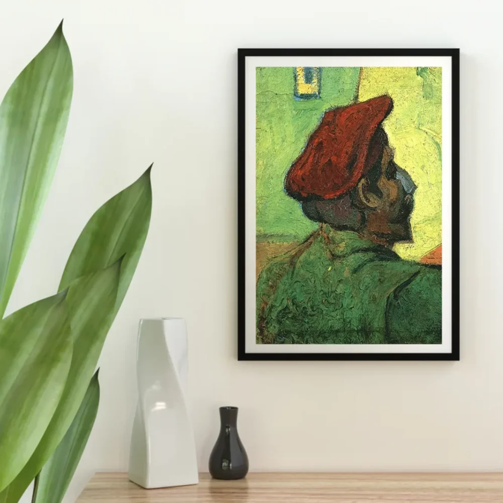 Pintar por números Paul Gauguin (Hombre con boina roja) – foto 4