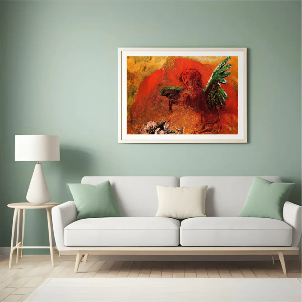 Pintar por números Pegaso y la hidra – foto 4