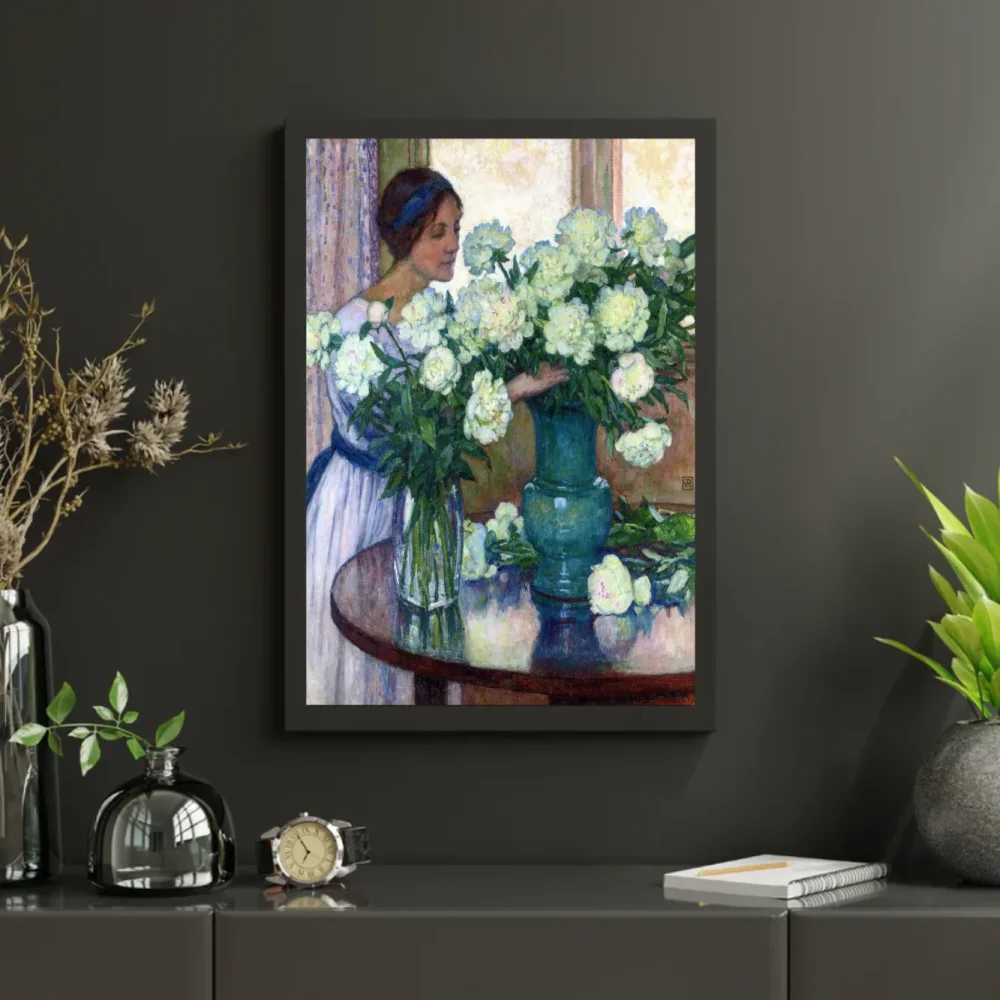 Pintar por números Peonías blancas – foto 3