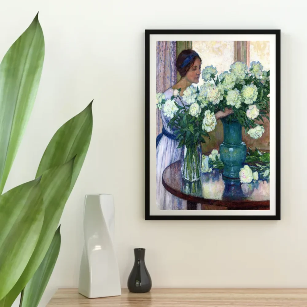 Pintar por números Peonías blancas – foto 4