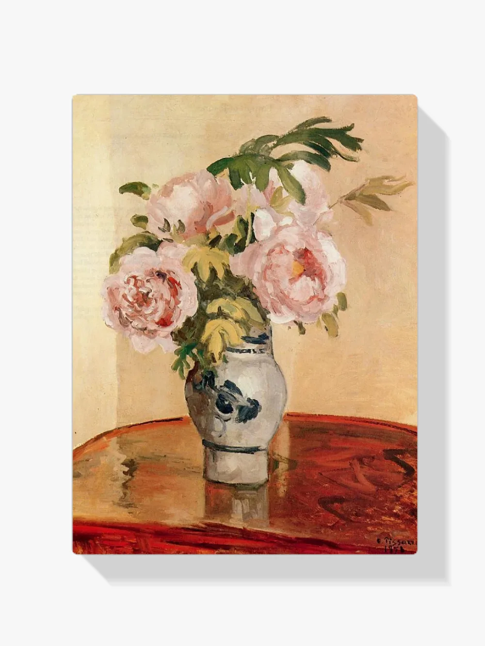 Pintar por números Peonías rosas