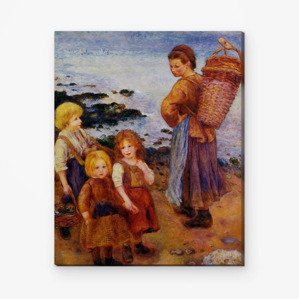 Pintar por Números - Pescadoras de mejillones en Berneval
