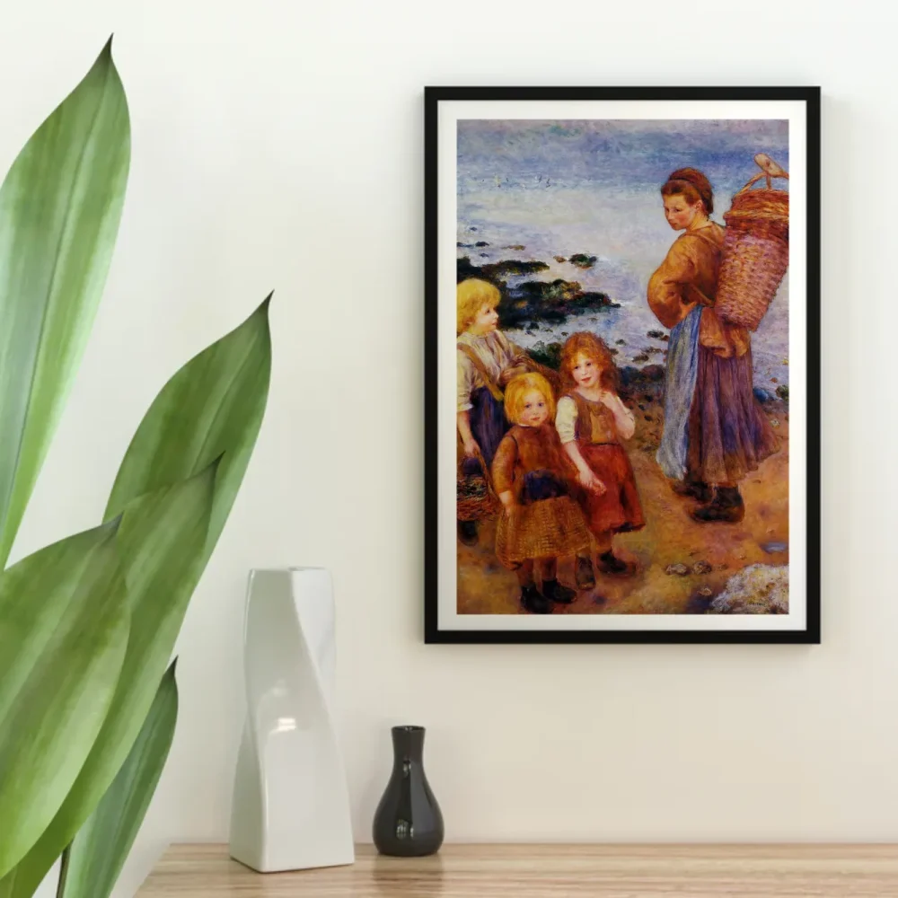 Pintar por números Pescadoras de mejillones en Berneval – foto 4