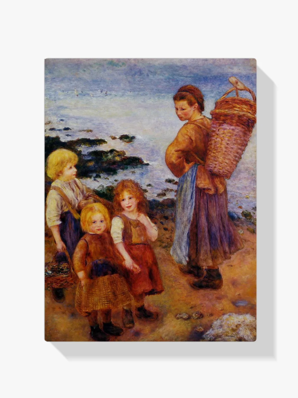 Pintar por números Pescadoras de mejillones en Berneval