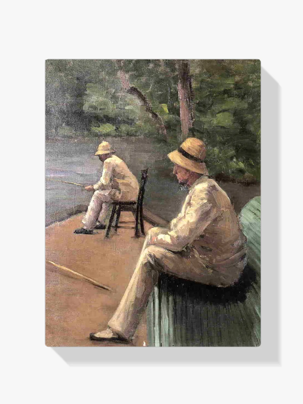 Pintar por números Pescadores a orillas del Yerres