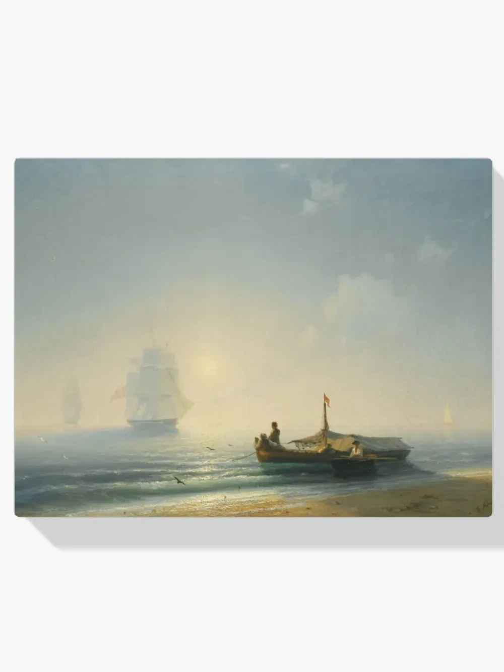 Pintar por números Pescadores al amanecer