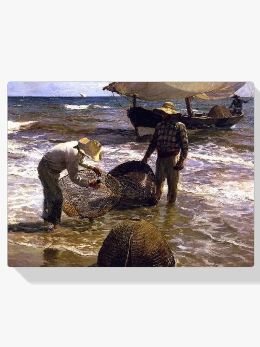 Pintar por números Pescadores valencianos