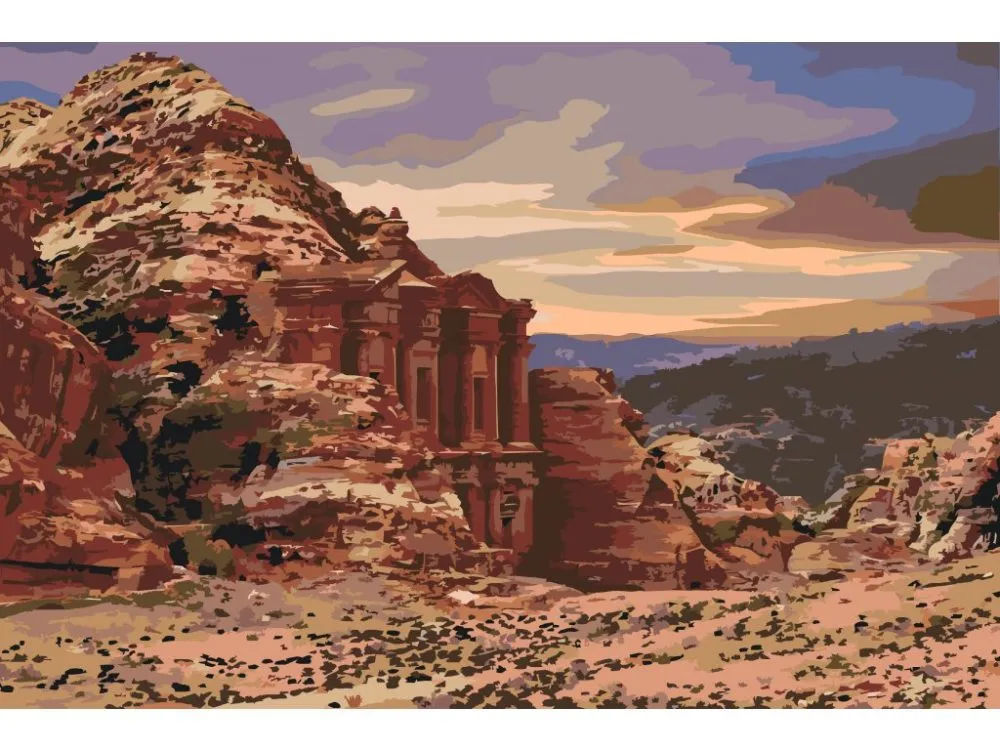 Pintar por números Petra, Jordania – foto 2