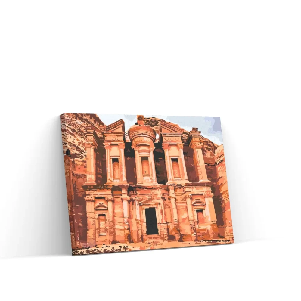Pintar por números Petra, una ciudad de Jordania