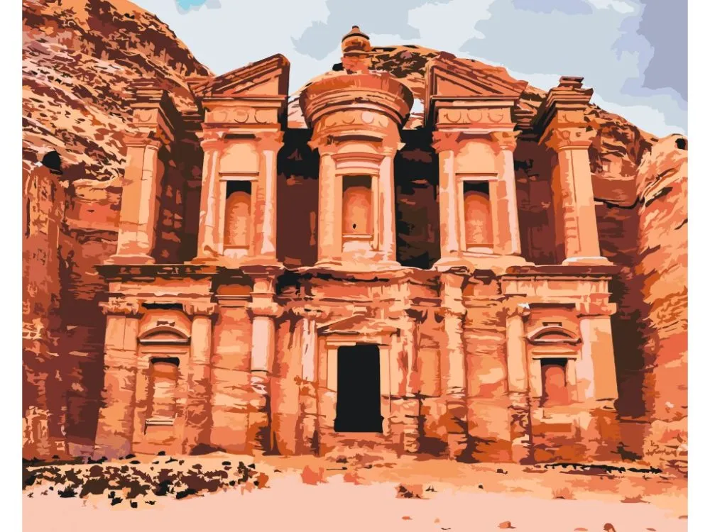Pintar por números Petra, una ciudad de Jordania – foto 2