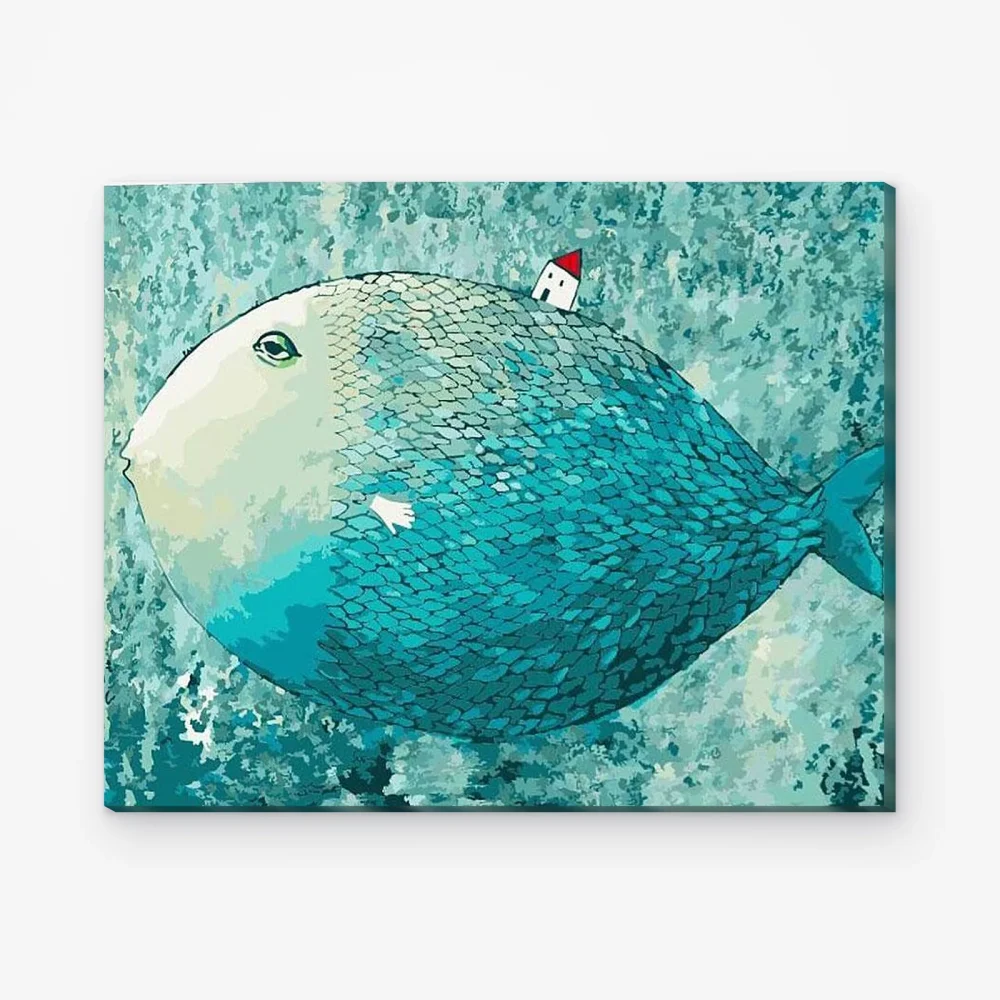 Pintar por Números - Pez grande