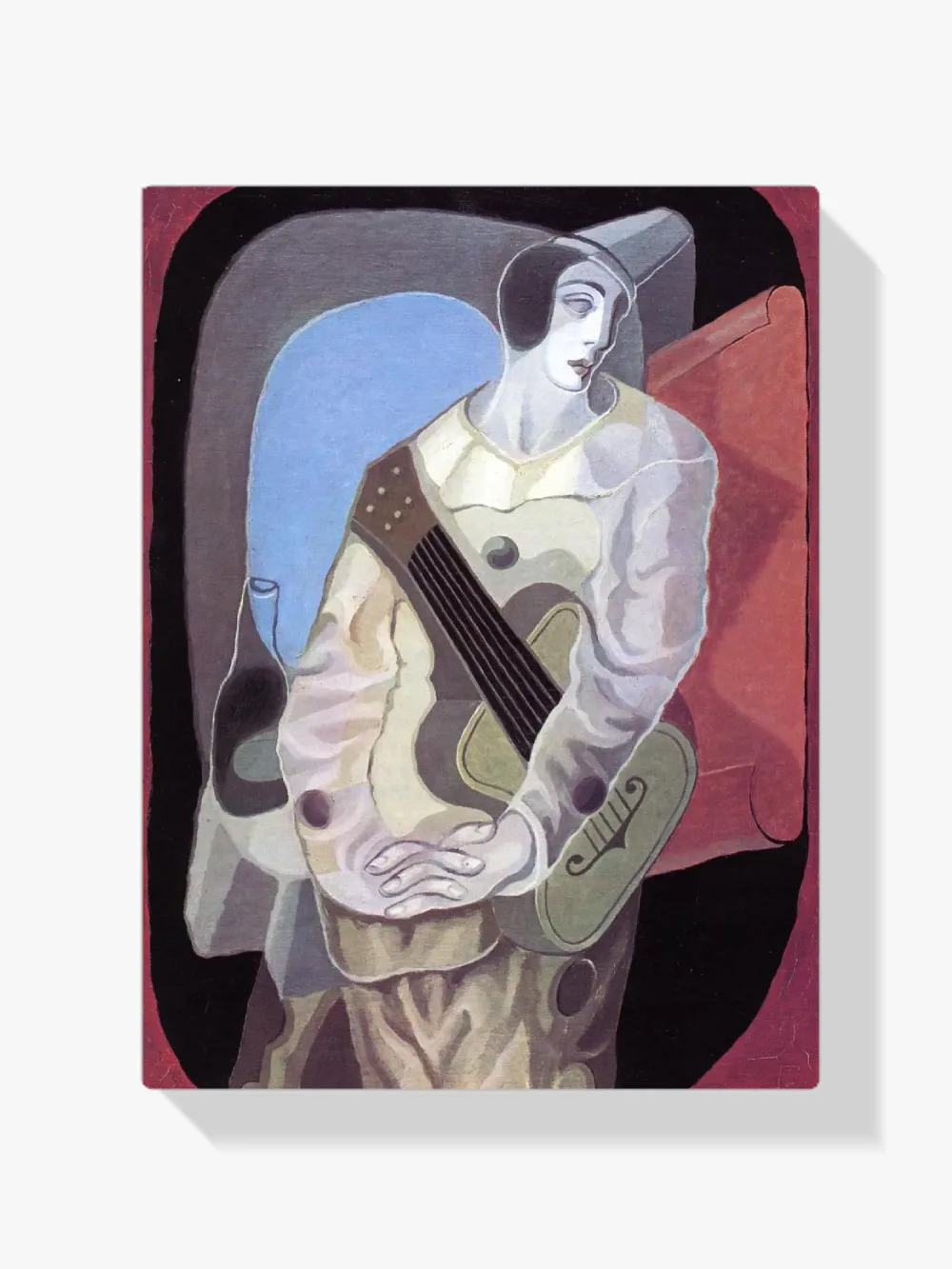 Pintar por números Pierrot con guitarra