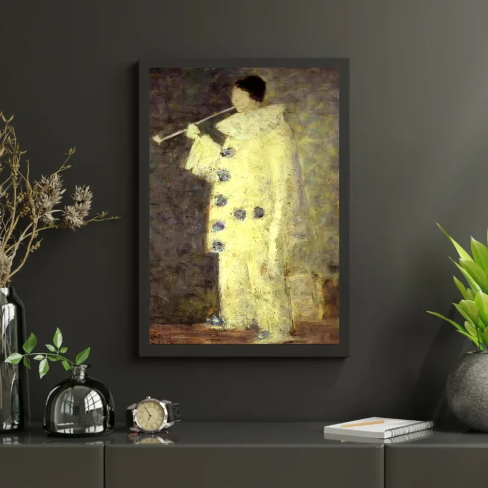 Pintar por números Pierrot con pipa blanca – foto 3