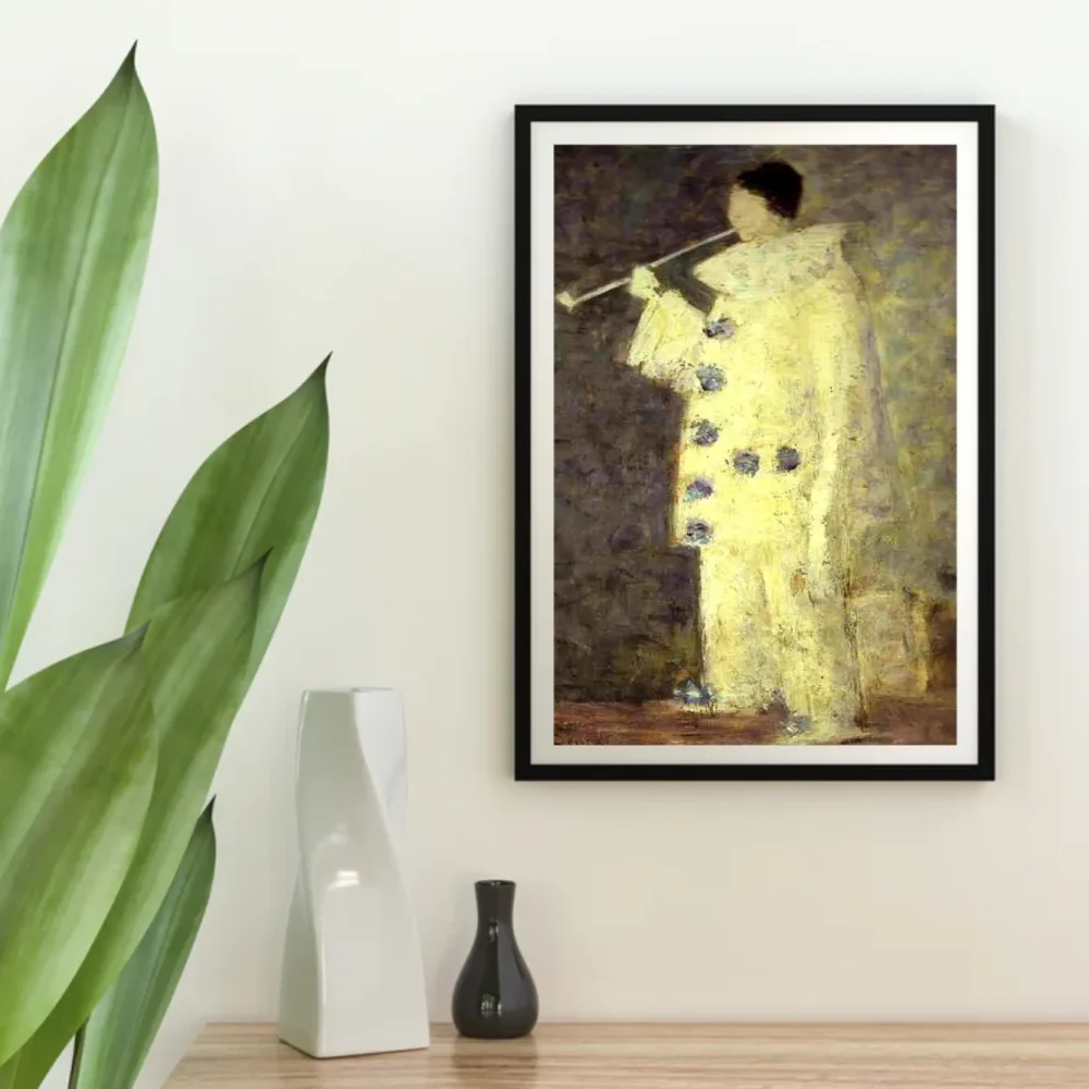 Pintar por números Pierrot con pipa blanca – foto 4