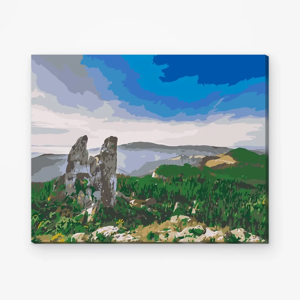Pintar por Números - Pietrele Doamnei, Rumanía
