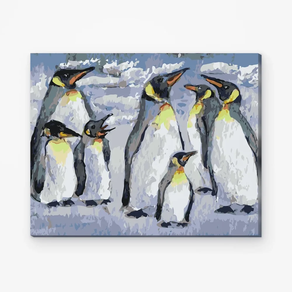Pintar por Números - Pingüinos