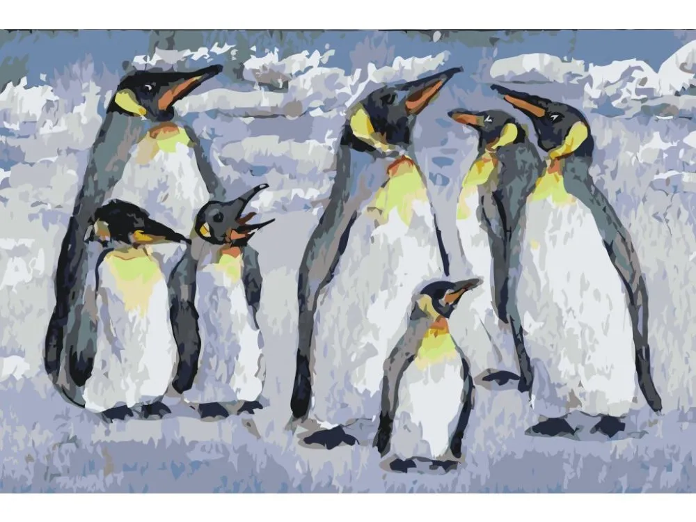 Pintar por números Pingüinos – foto 2