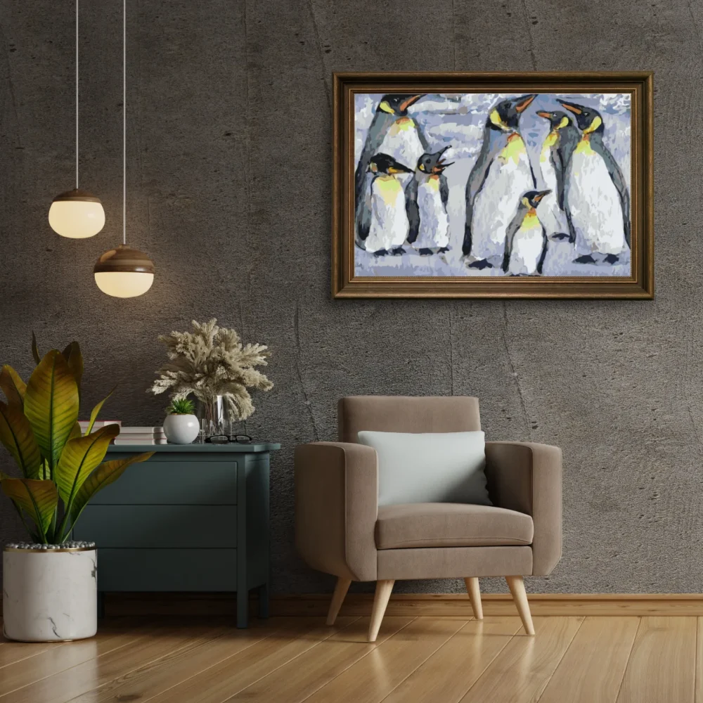 Pintar por números Pingüinos – foto 3
