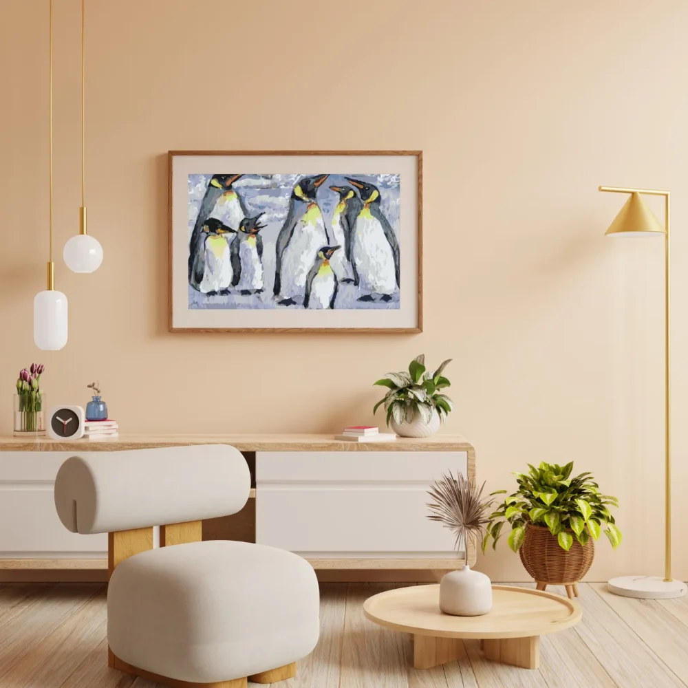 Pintar por números Pingüinos – foto 4