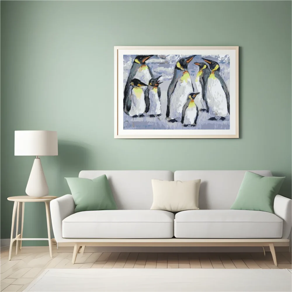 Pintar por números Pingüinos – foto 5