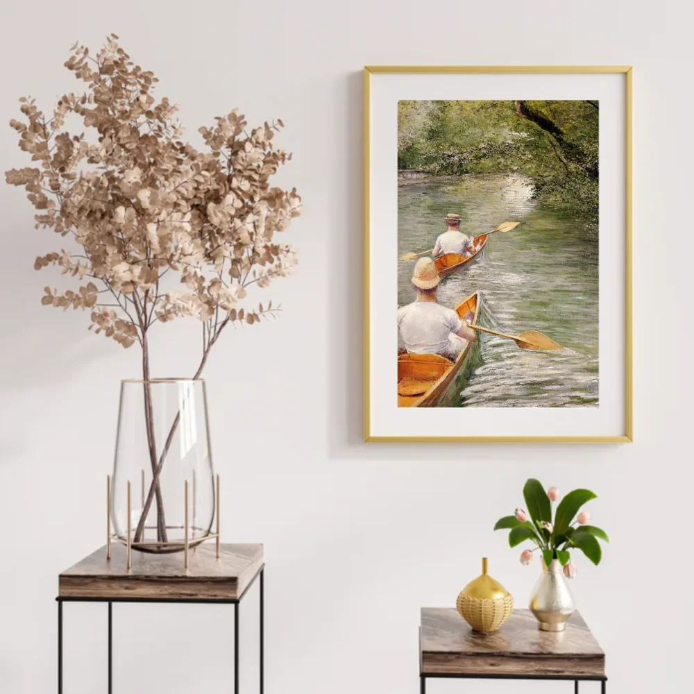 Pintar por números Piraguas o Las canoas – foto 2