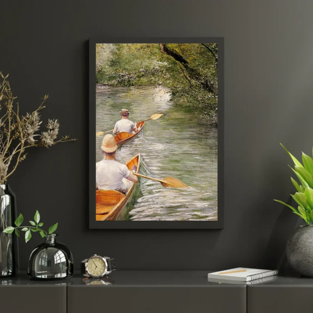 Pintar por números Piraguas o Las canoas – foto 3