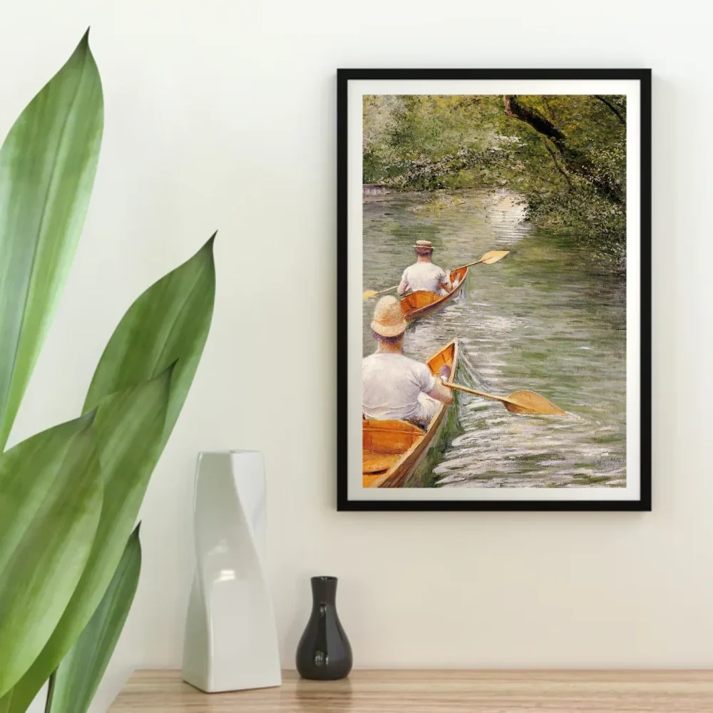 Pintar por números Piraguas o Las canoas – foto 4